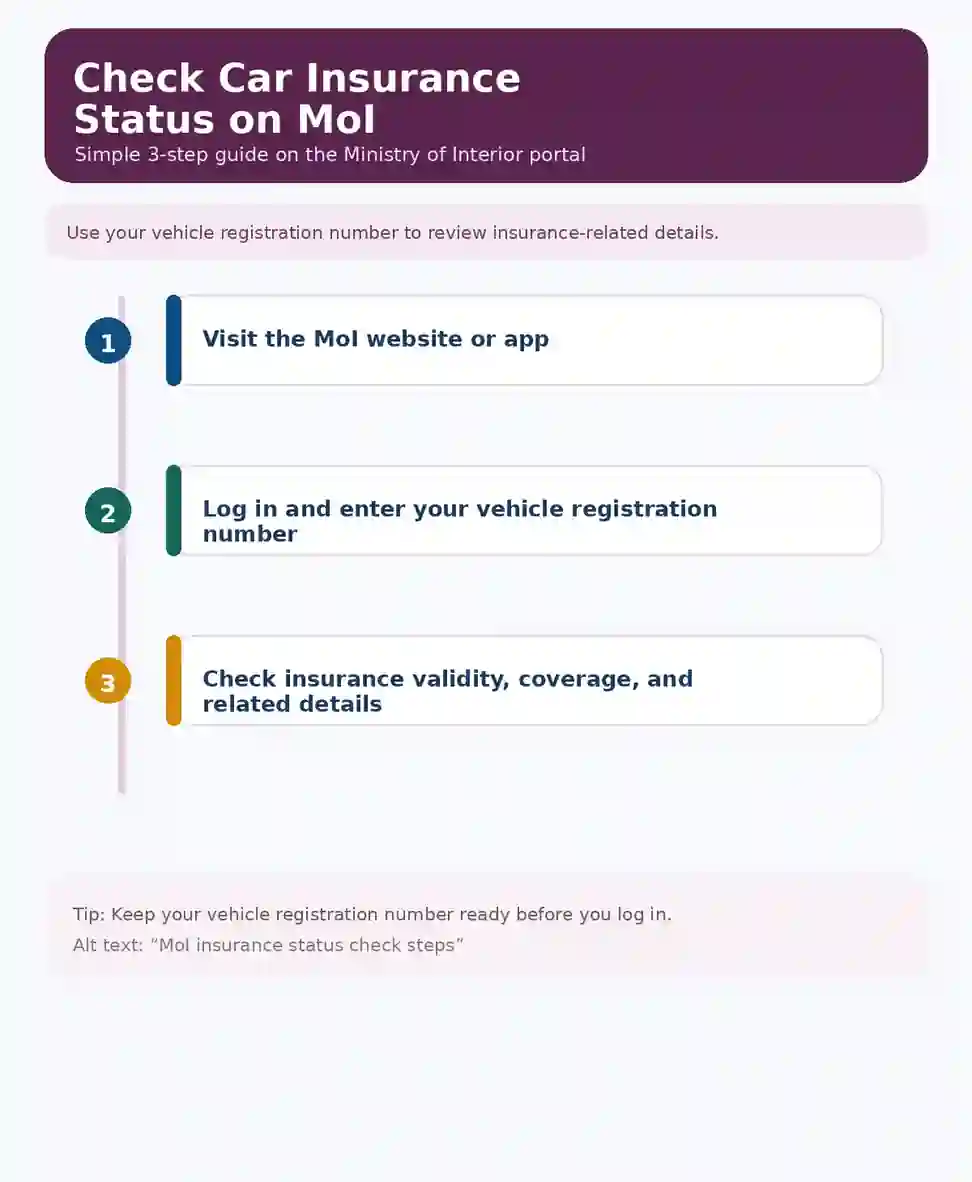 Check Car Insurance Status Via MOM