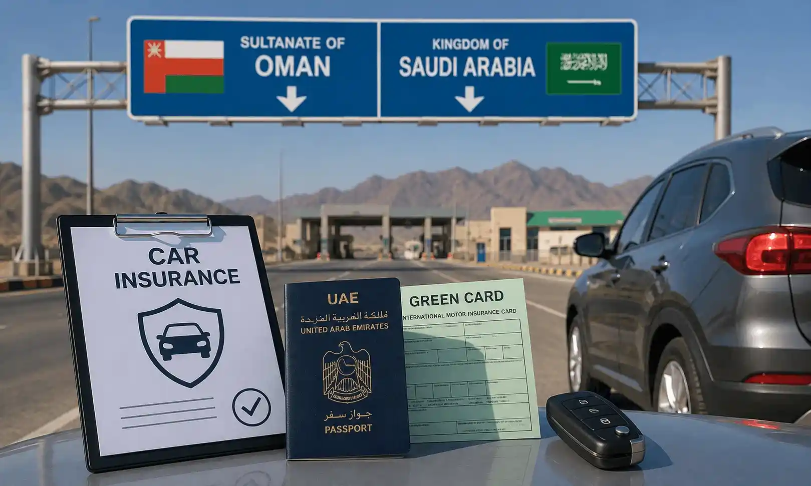 Driving to Oman or Saudi Arabia