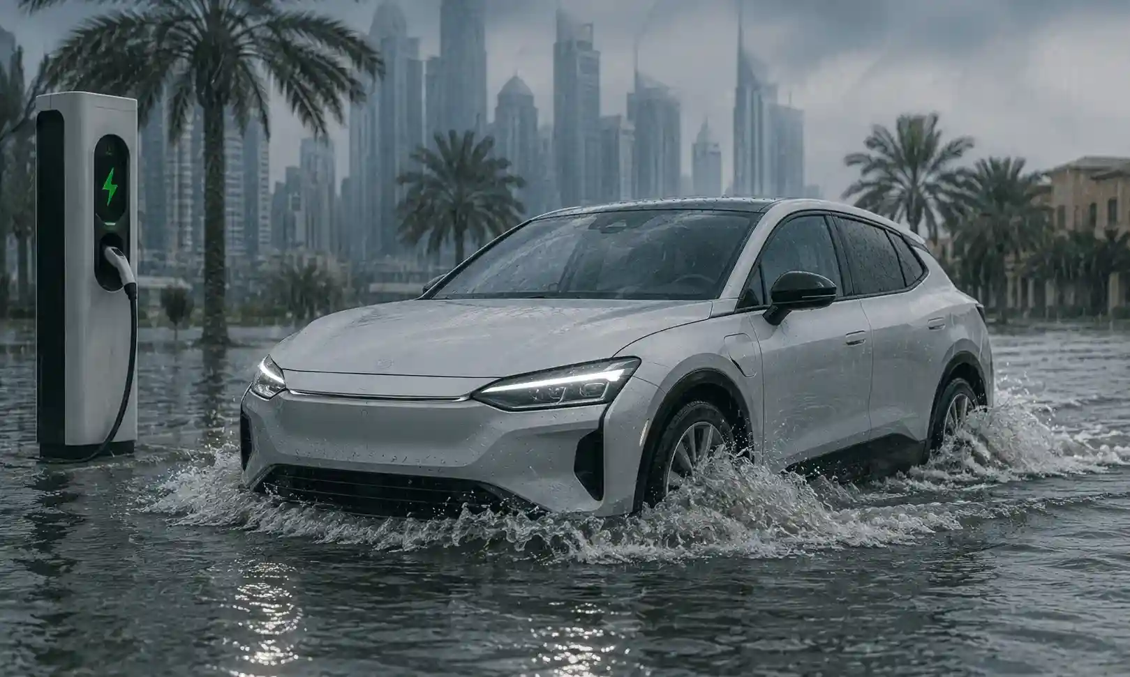 EV Water Damage Insurance in UAE | Flood & Water Ingress Claims Guide 