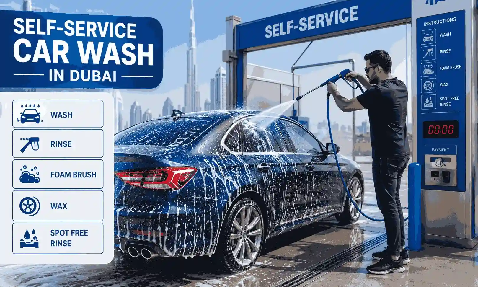 Self-Service Car Wash in Dubai