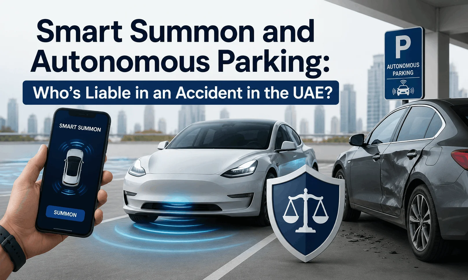 Smart Summon and Autonomous Parking: Who's Liable in an Accident in the UAE?