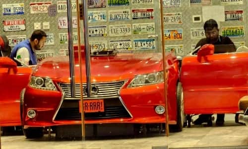 Sharjah Car Number Plate