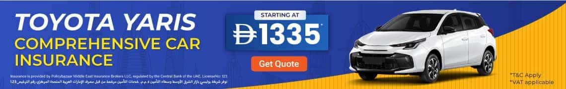Toyota Yarish Car Insurance Price