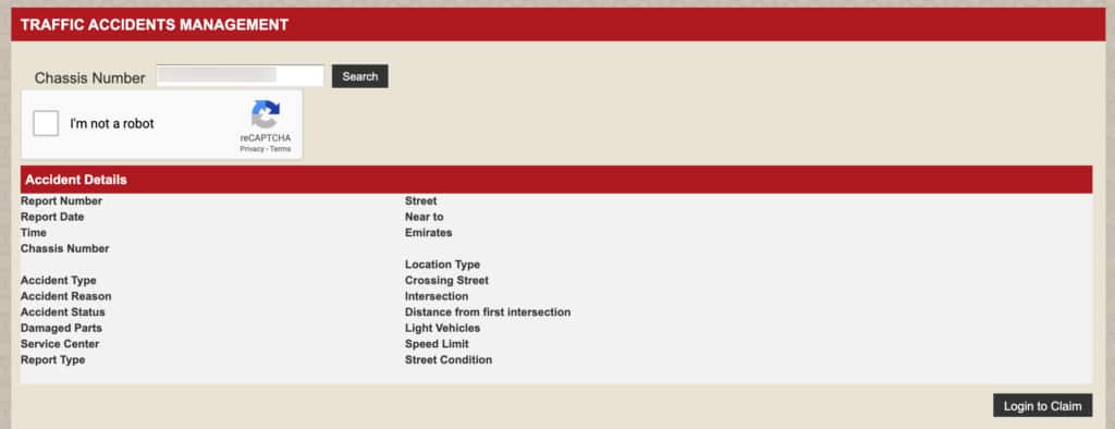 Traffic Accident Report