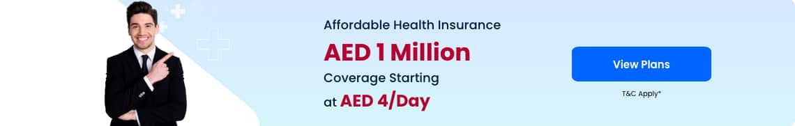 Health insurance offer banner