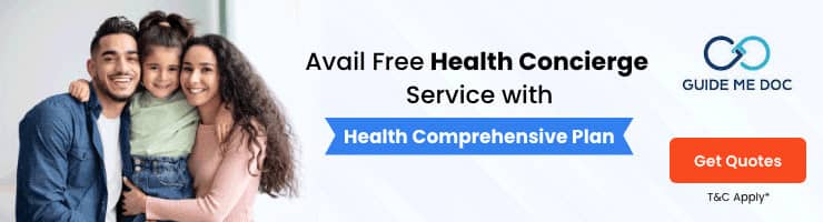 Health insurance offer banner